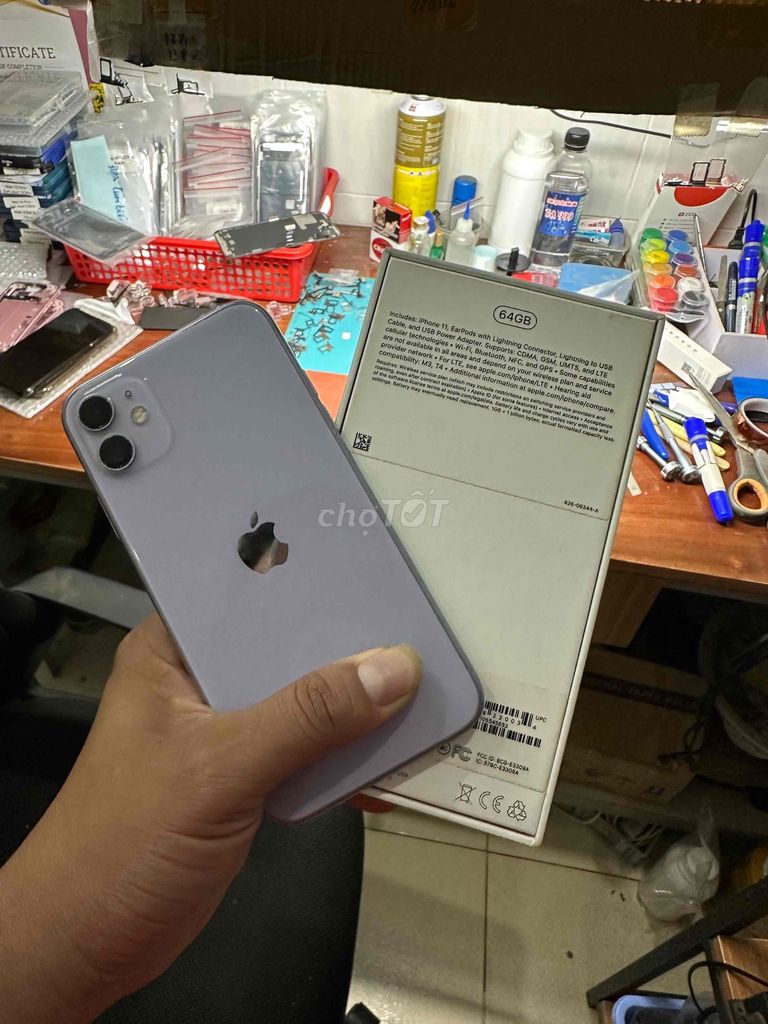 11 lock tím 64gb fix sẵn quốc tế. Mua bán Điện thoại tại Thành phố Bến Tre Bến Tre được đăng bởi Trương Thanh Minh hình 1