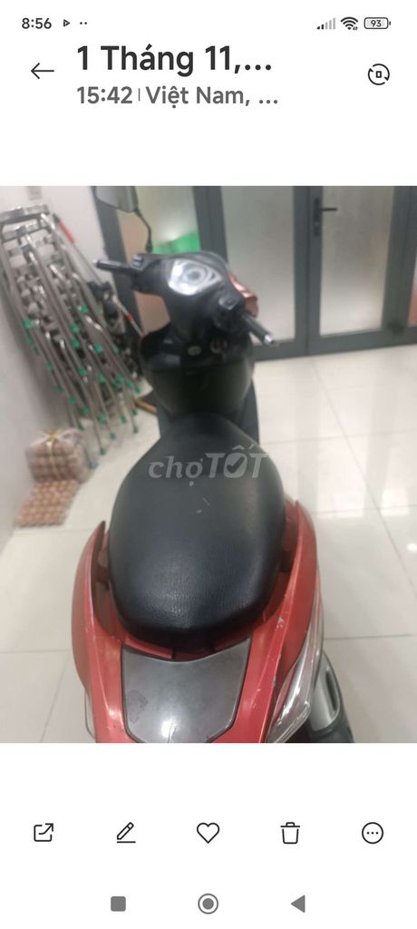 Xe máy SYM Attila màu đỏ, 10000km. Mua bán Xe máy tại Quận Tân Phú Tp Hồ Chí Minh được đăng bởi Nguyên quynh hình 3