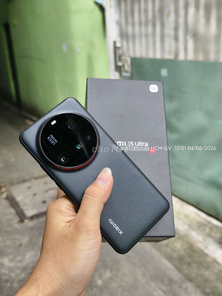 Xiaomi Mi 15 Ultra 256GB Đen. Mua bán Điện thoại tại Quận Gò Vấp Tp Hồ Chí Minh được đăng bởi Thanh Tri hình 1