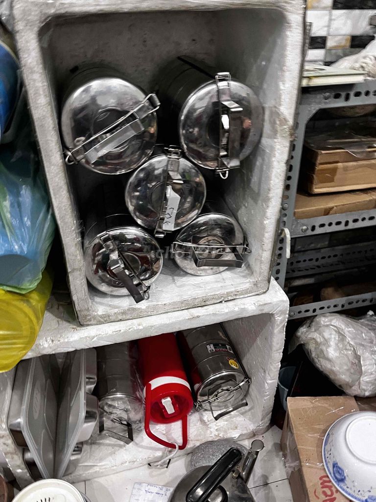 Cà mên Inox Bạc. Mua bán Dụng cụ nhà bếp tại Quận Bình Thạnh Tp Hồ Chí Minh được đăng bởi Quynh My hình 1