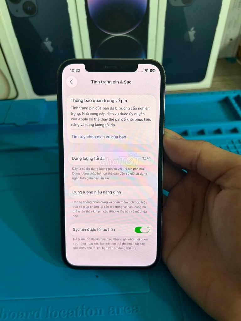Apple iPhone 12 Pro 128GB Xám xước xấu. Mua bán Điện thoại tại Quận Gò Vấp Tp Hồ Chí Minh được đăng bởi Hội Đồ Điện Tử hình 1