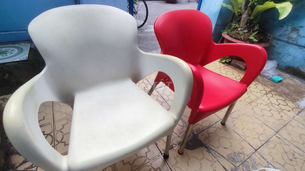 Ghế bành Inox Đỏ - Trắng. Mua bán Bàn ghế tại Thành phố Vũng Tàu Bà Rịa - Vũng Tàu được đăng bởi UNISEX PRO hình 1
