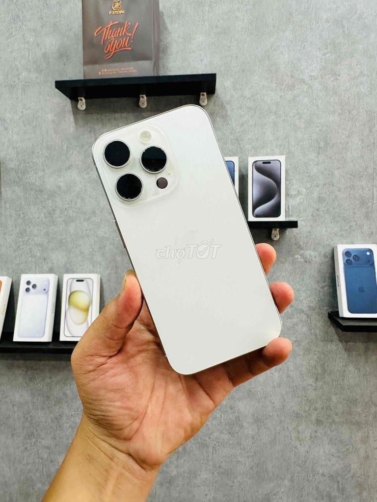 iPhone 15 Pro 128GB Trắng Sạc. Mua bán Điện thoại tại Quận Thanh Khê Đà Nẵng được đăng bởi Trần Phương hình 1
