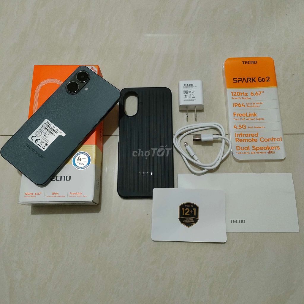 Tecno Spark Go 2 Nguyên zin. Mua bán Điện thoại tại Huyện Trần Đề Sóc Trăng được đăng bởi Dr Mam hình 1