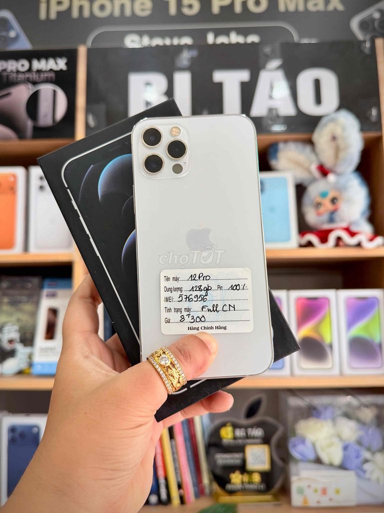 Apple iPhone 12 Pro 128GB Trắng. Mua bán Điện thoại tại Thành phố Long Xuyên An Giang được đăng bởi Bi Táo Store hình 1