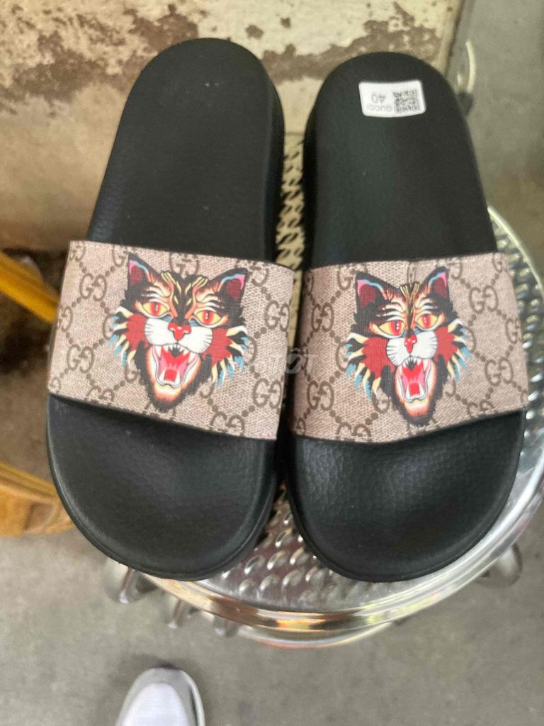 Dép lê Gucci Da Nâu Đen Size 40. Mua bán Giày dép tại Quận Ngô Quyền Hải Phòng được đăng bởi Hungtran hình 1