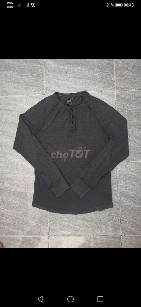 Áo thun dài tay Gap Henley Classic U.S Xám size Xs. Mua bán Quần áo tại Quận Gò Vấp Tp Hồ Chí Minh được đăng bởi Hàng 2handsgood hình 1