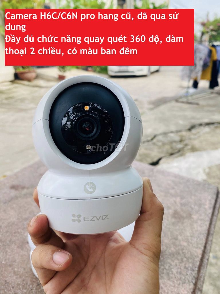 Camera an ninh EZVIZ C6N/H6C Pro Trắng. Mua bán Máy ảnh, Máy quay tại Quận Bắc Từ Liêm Hà Nội được đăng bởi Nam  hình 1