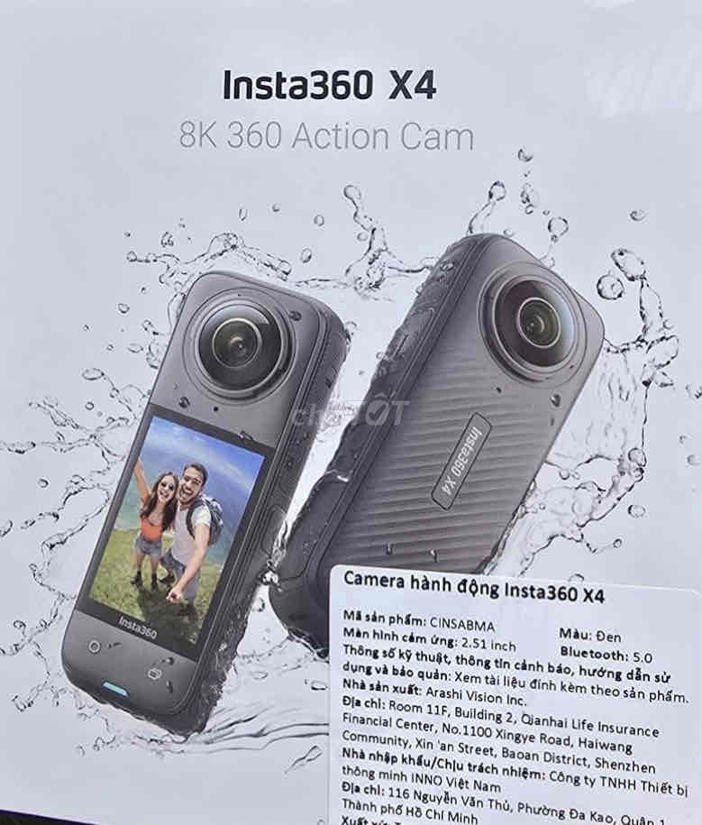 Máy quay Insta360 X4 mới 100% nguyên seal