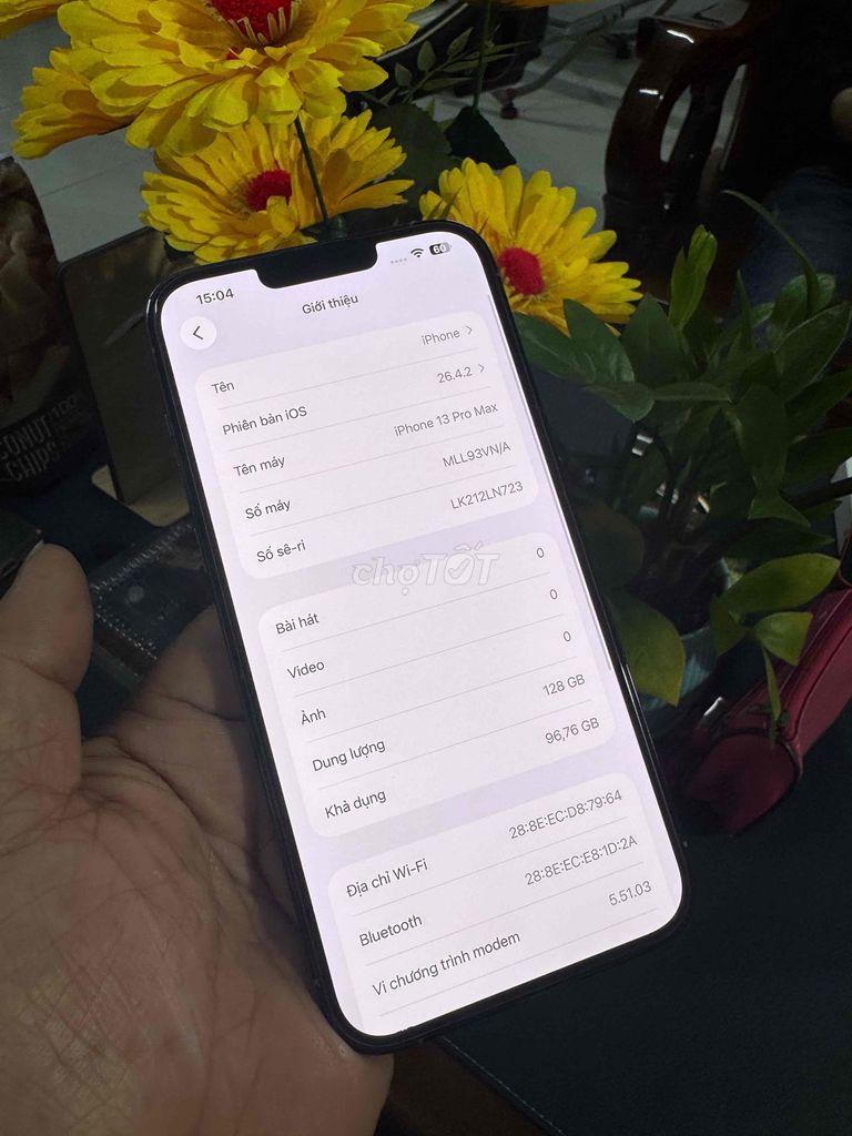 iPhone 13 Pro Max 128GB xanh. Mua bán Điện thoại tại Thành phố Biên Hòa Đồng Nai được đăng bởi thanh hình 1