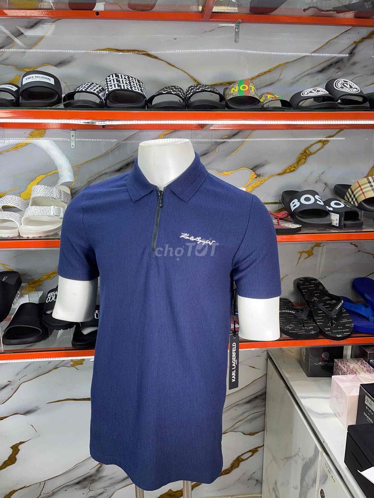 Áo polo nam Karl Lagerfeld vải gai dây kéo. Mua bán Quần áo tại Huyện Bù Đốp Bình Phước được đăng bởi Lâm thiên đường hàng hiệu hình 1