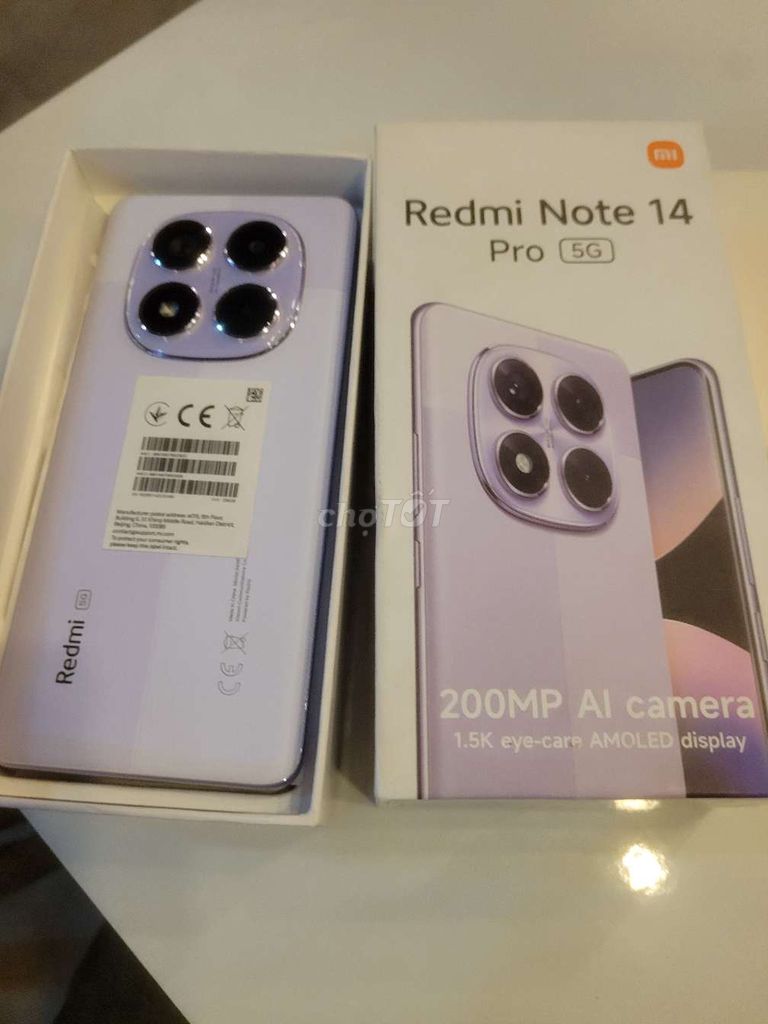 Note 14 Pro 5G 256GB bh tgdd. Mua bán Điện thoại tại Huyện Châu Thành Tiền Giang được đăng bởi Cầm đồ thanh lý  hình 1