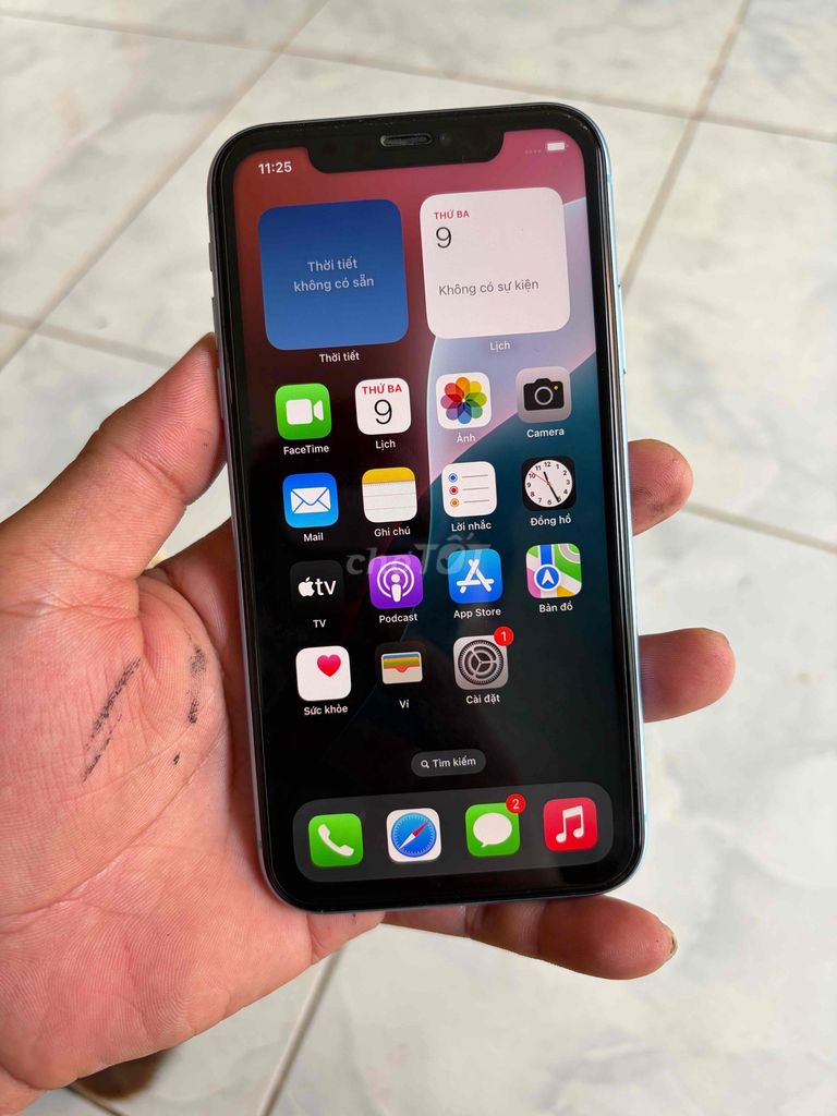 Apple iPhone XR Xanh dương 100%. Mua bán Điện thoại tại Thành phố Vị Thanh Hậu Giang được đăng bởi máy củ giá tốt  hình 1