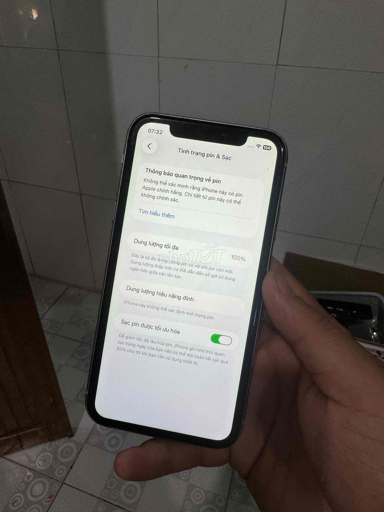 Apple iPhone 11 64GB Xanh lá Thay màn hình. Mua bán Điện thoại tại Huyện Châu Thành Tiền Giang được đăng bởi Mua bán dt  hình 1