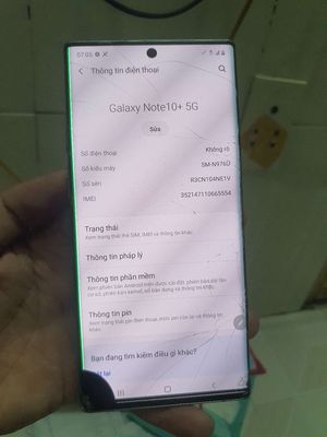 Note 10 plus mỹ snap 855 GL