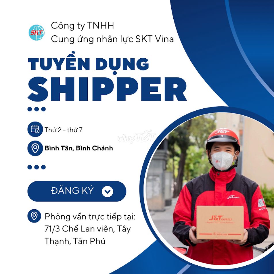 SKT~TUYỂN NHÂN VIÊN GIAO HÀNG DÀI HẠN