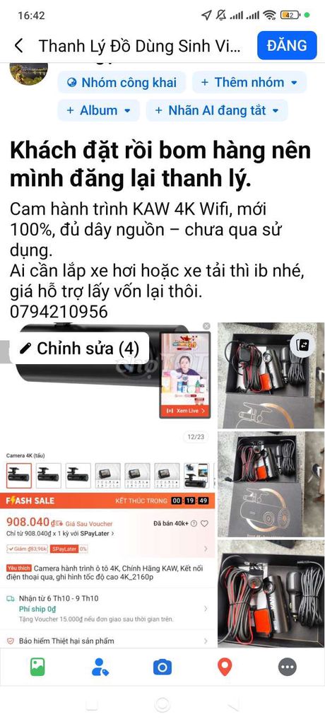 Thanh lý. Mua bán Máy ảnh, Máy quay tại Quận Ngũ Hành Sơn Đà Nẵng được đăng bởi huy hình 1