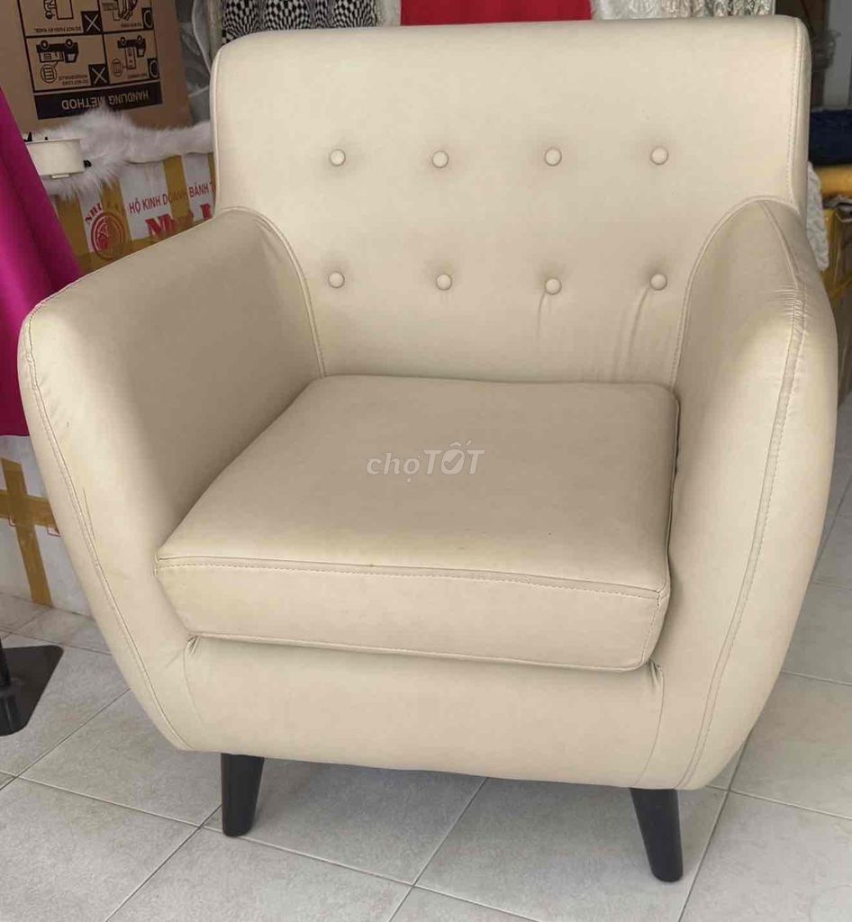 Ghế sofa đơn Da Nude Sang trọng 79cm. Mua bán Bàn ghế tại Quận 3 Tp Hồ Chí Minh được đăng bởi Kim Ngân  hình 1