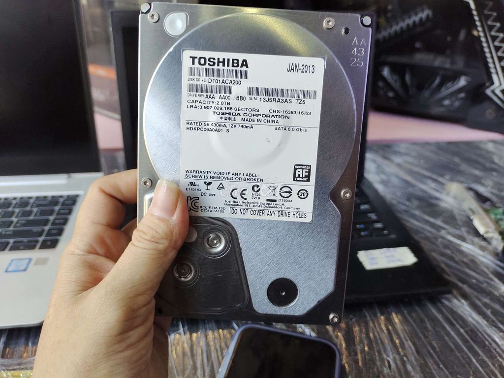 🗾CHIẾC Ổ CỨNG HDD 2TB SK 100% AE LẮP MÁY BAO ÊM