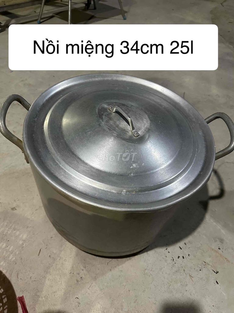 Nồi nhôm 32L màu bạc. Mua bán Dụng cụ nhà bếp tại Quận Bình Tân Tp Hồ Chí Minh được đăng bởi Nhi hình 1