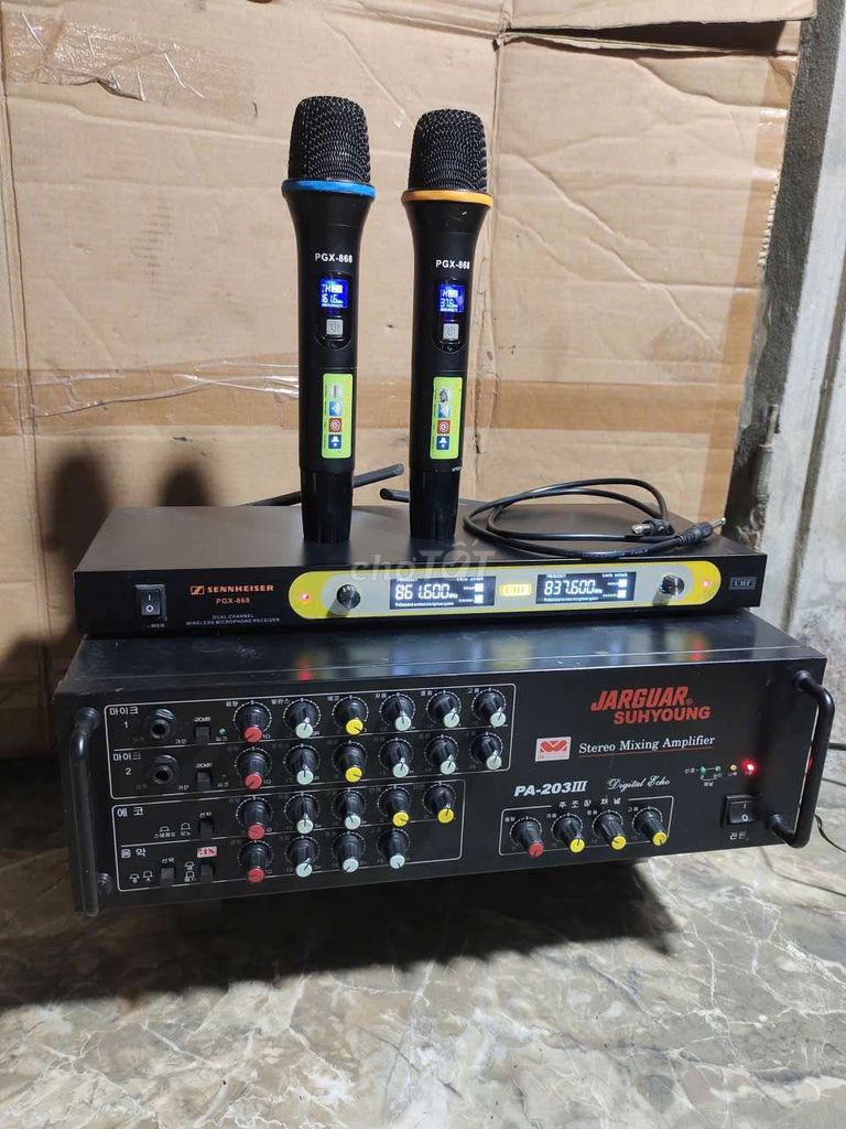 Bán âmly 8 sò 203lll giá 650 bộ míc không dây 700k. Mua bán Tivi, Âm thanh tại Huyện Chương Mỹ Hà Nội được đăng bởi Ng hoàng hình 1