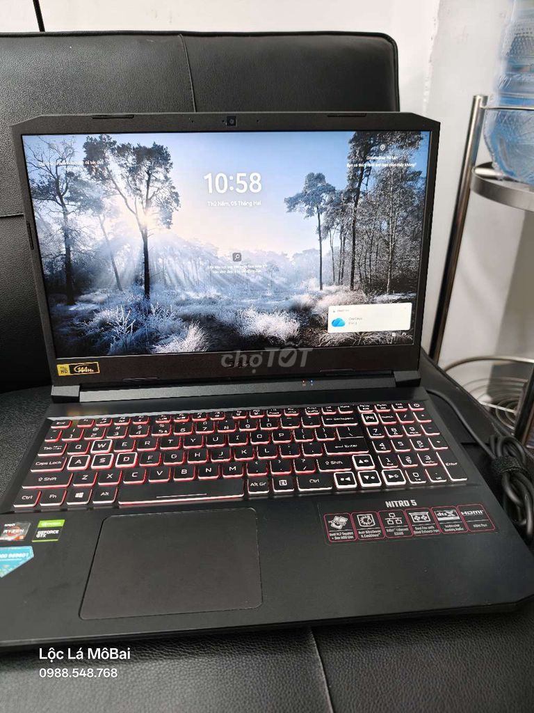 Acer Nitro 5 Ryzen 5600H 15.6 inch 16GB/512GB. Mua bán Laptop tại Thành phố Đà Lạt Lâm Đồng được đăng bởi Lộc Lá Mô Bai hình 1