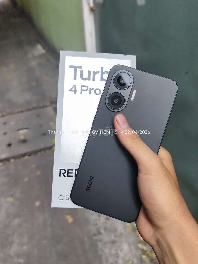 Xiaomi Redmi Turbo 4 Pro 16/256GB Đen fullbox. Mua bán Điện thoại tại Quận Gò Vấp Tp Hồ Chí Minh được đăng bởi Thanh Tri hình 1