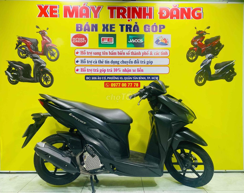 Honda Vario 125 đen nhám hỗ trợ góp trả trước 3tr