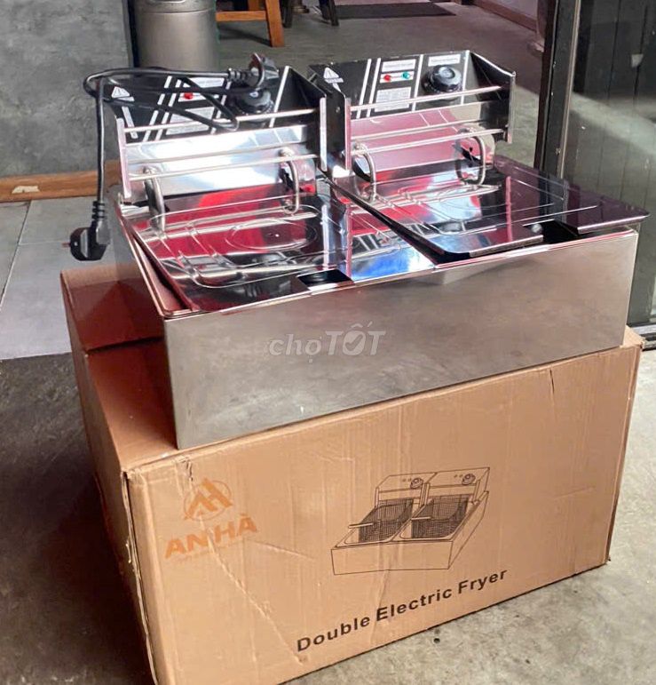 Bếp chiên điện đôi Double Electric. Mua bán Bếp, lò, đồ điện nhà bếp tại Quận Sơn Trà Đà Nẵng được đăng bởi THẾ GIỚI ĐỒ CŨ 349 Hồ Hán Thương Sơn Trà Đà nẵng hình 1