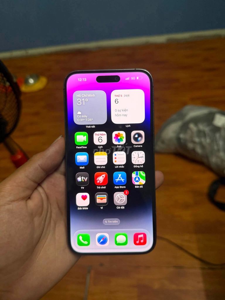 Apple iPhone 14 Pro Max Tím Đã sử dụng. Mua bán Điện thoại tại Quận Cầu Giấy Hà Nội được đăng bởi Hội Đồ Điện Tử hình 1