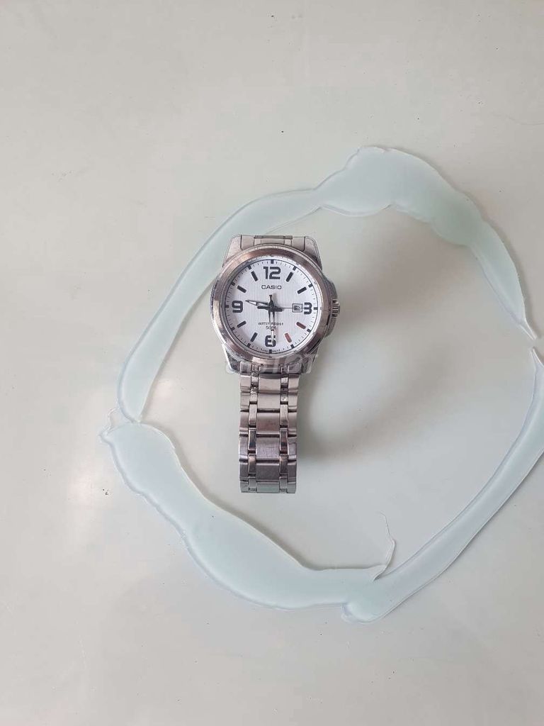 Đồng hồ Casio Nam Bạc Kim loại. Mua bán Đồng hồ tại Huyện Châu Thành Sóc Trăng được đăng bởi Võ Quang Khải hình 1