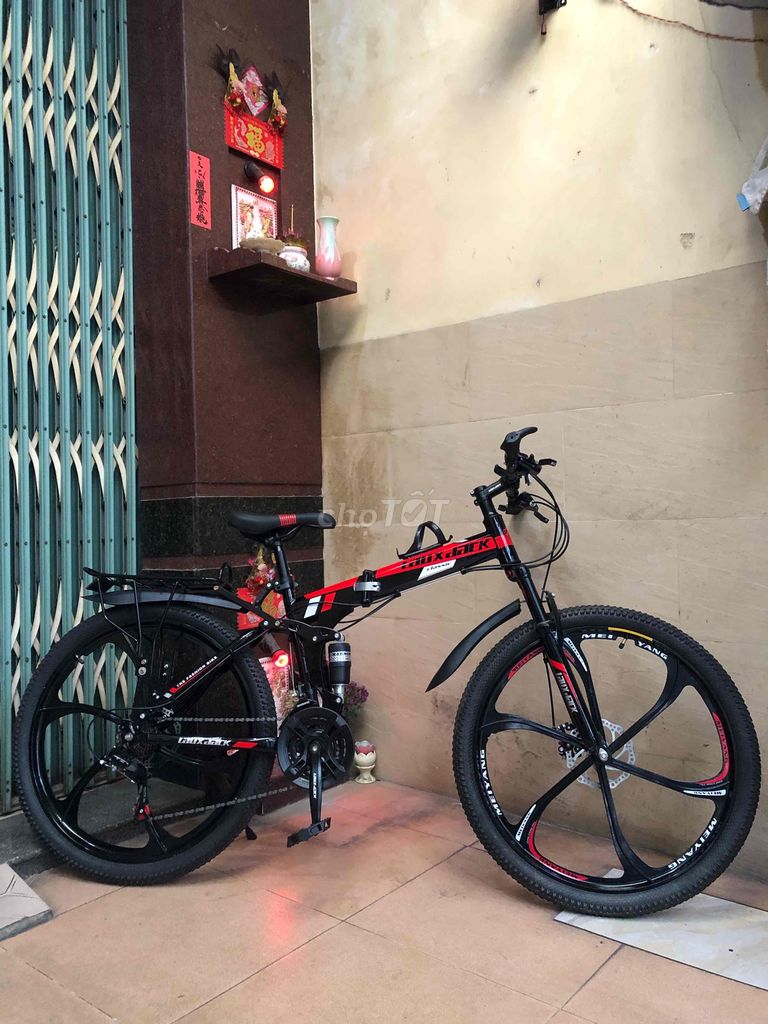 pass lại xe MTB bánh 26 inch gấp đôi lại