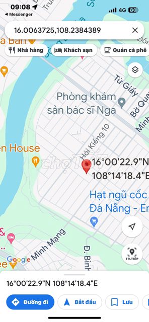 Bán nhà 107m2, đường 10.5m sát Shophouse Minh Mạng, Nam Hòa Xuân