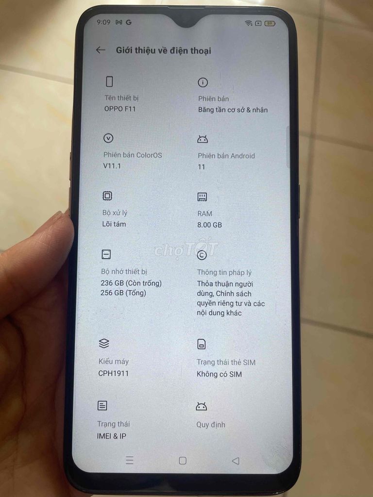 OPPO F11 256GB Trắng. Mua bán Điện thoại tại Quận 12 Tp Hồ Chí Minh được đăng bởi Trâm hình 1