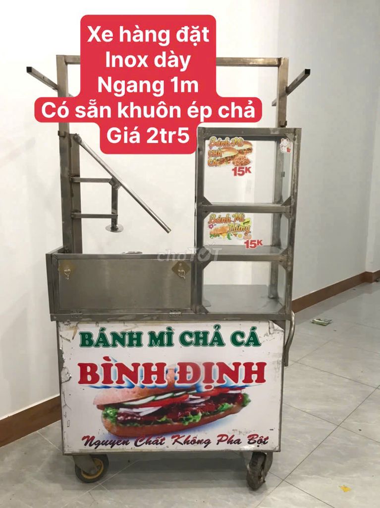 Xe bánh mì chả cá . Mua bán Đồ chuyên dụng, Giống nuôi trồng tại Thành phố Biên Hòa Đồng Nai được đăng bởi Hạnh Phạm hình 1