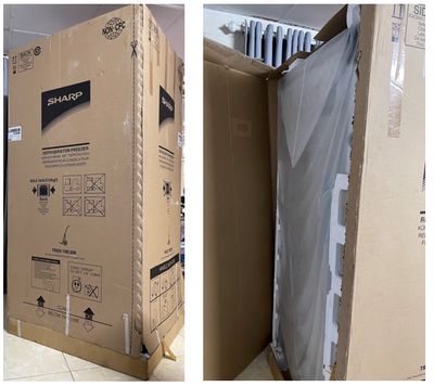 Tủ lạnh SHARP 600L 4cửa Inverter SJ-FXP600VG-MRmới