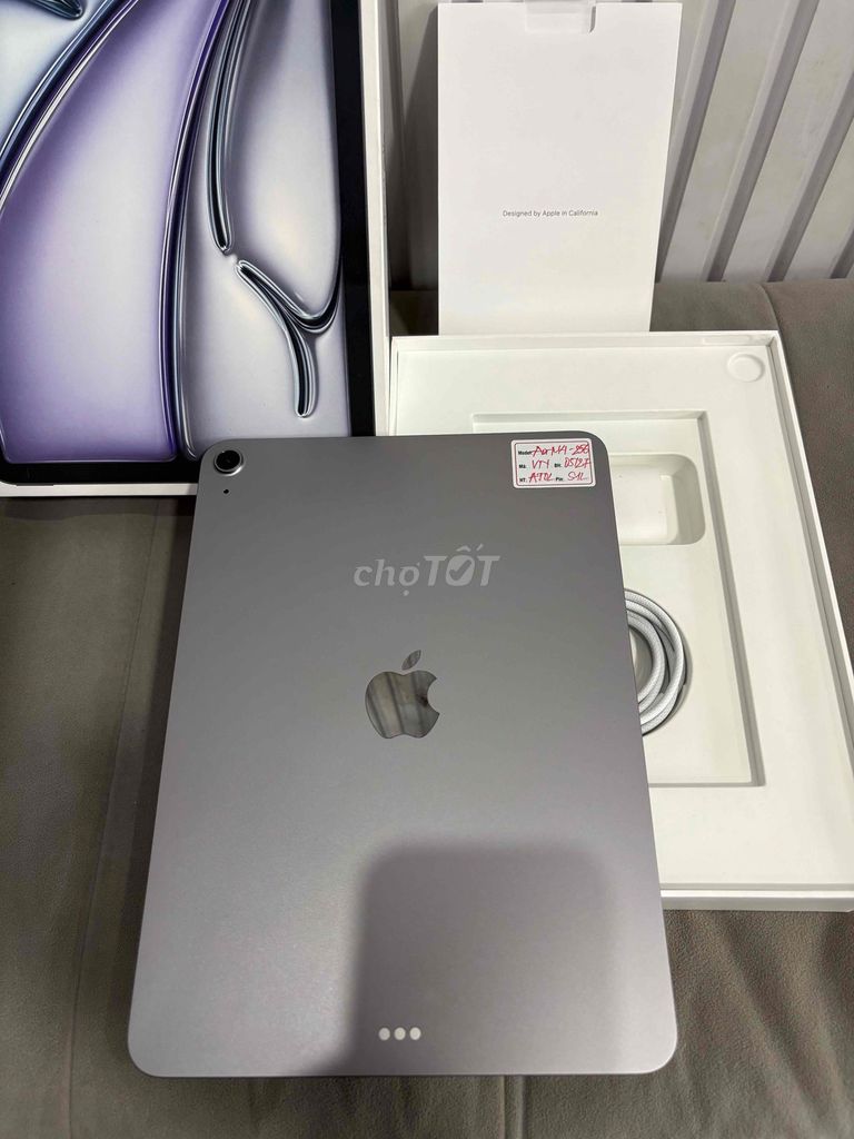 iPad Air 8 M4 11 inch Wifi 256GB Grey Vn Sạc 1 lân. Mua bán Máy tính bảng tại Quận Đống Đa Hà Nội được đăng bởi Quý Hoàng hình 1