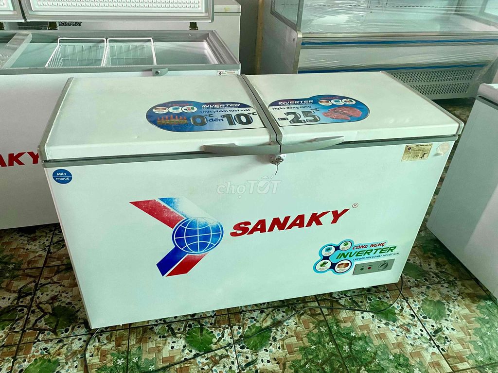 Tủ đông/mát Sanaky 280L inverter