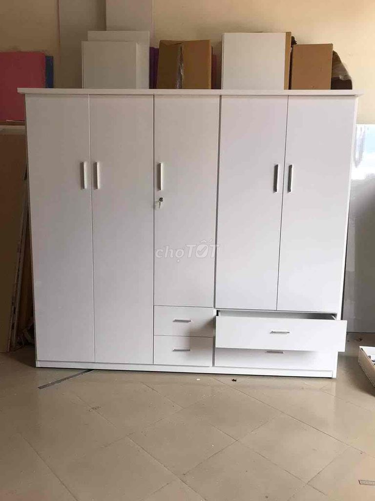 Tủ quần áo nhựa Đài Loan Trắng 1m8x2m05. Mua bán Tủ, kệ gia đình tại Quận 12 Tp Hồ Chí Minh được đăng bởi hạnh hình 1