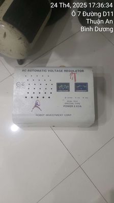 Bán ổn áp robot 5kva như hình. Mua bán Đồ chuyên dụng, Giống nuôi trồng tại Thành phố Thuận An Bình Dương được đăng bởi Ngô Đức Hiệp