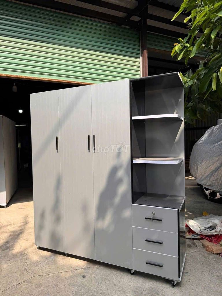 Tủ quần áo nhựa Đài Loan 3 cánh 1 kệ đen v10 ạh. Mua bán Tủ, kệ gia đình tại Quận 10 Tp Hồ Chí Minh được đăng bởi hạnh hình 1