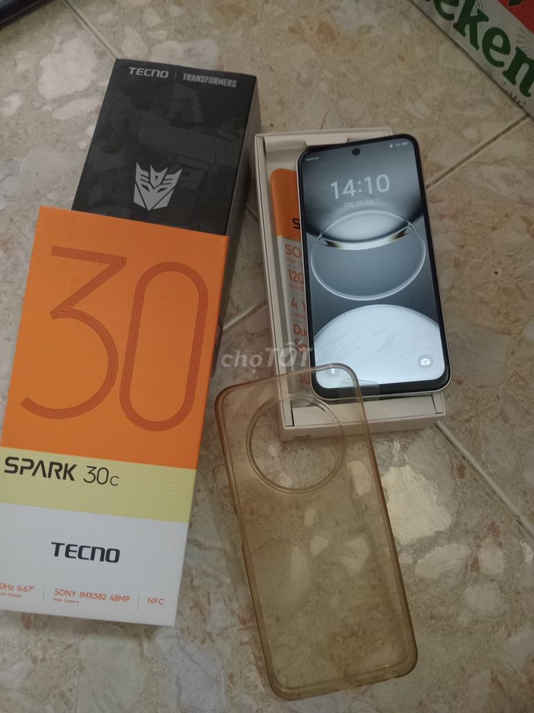 Tecno Spark 30c Trắng. Mua bán Điện thoại tại Quận 6 Tp Hồ Chí Minh được đăng bởi Dat hình 1