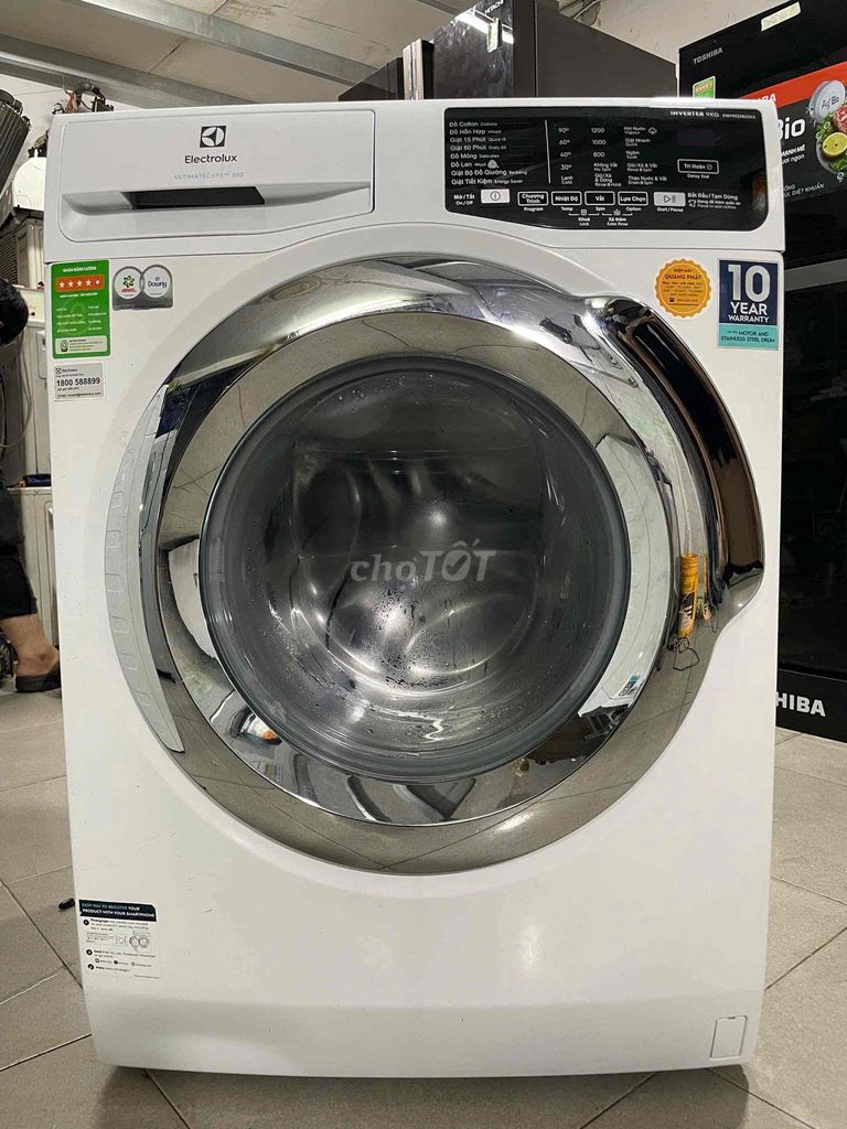 Máy giặt Elec 9 ký Inverter giặt hơi nước EWF9025. Mua bán Máy giặt tại Thành phố Thủ Đức Tp Hồ Chí Minh được đăng bởi QUANG PHÁT hình 1