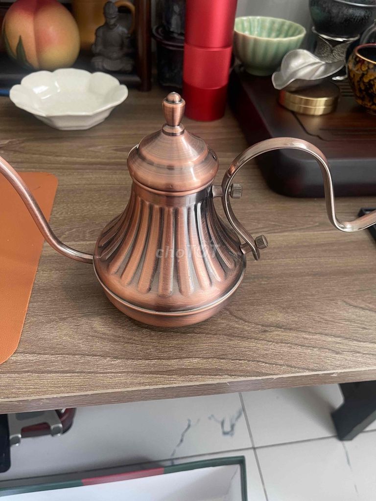Ấm pha cà phê hợp kim đồng mới. Mua bán Dụng cụ nhà bếp tại Quận 1 Tp Hồ Chí Minh được đăng bởi Trọng Nguyên hình 1