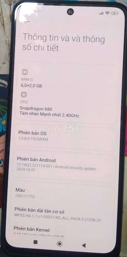 Xiaomi Redmi Note 11 128GB Đen. Mua bán Điện thoại tại Quận Hải Châu Đà Nẵng được đăng bởi Phan sào nam hình 1