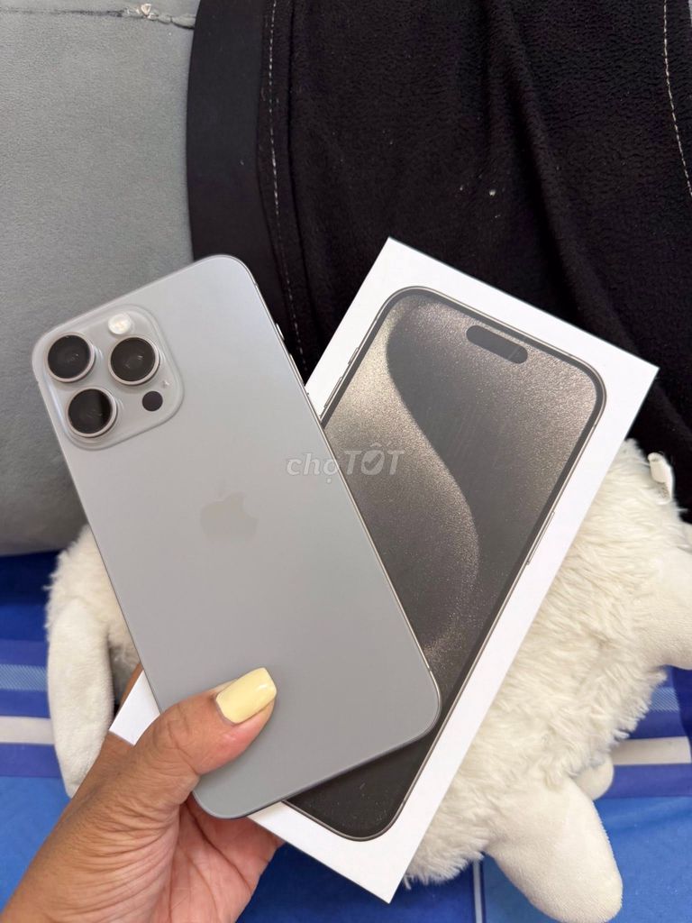 Apple iPhone 15 Pro Max 1TB Xám Đã sử dụng. Mua bán Điện thoại tại Quận 10 Tp Hồ Chí Minh được đăng bởi Hội Đồ Điện Tử hình 1