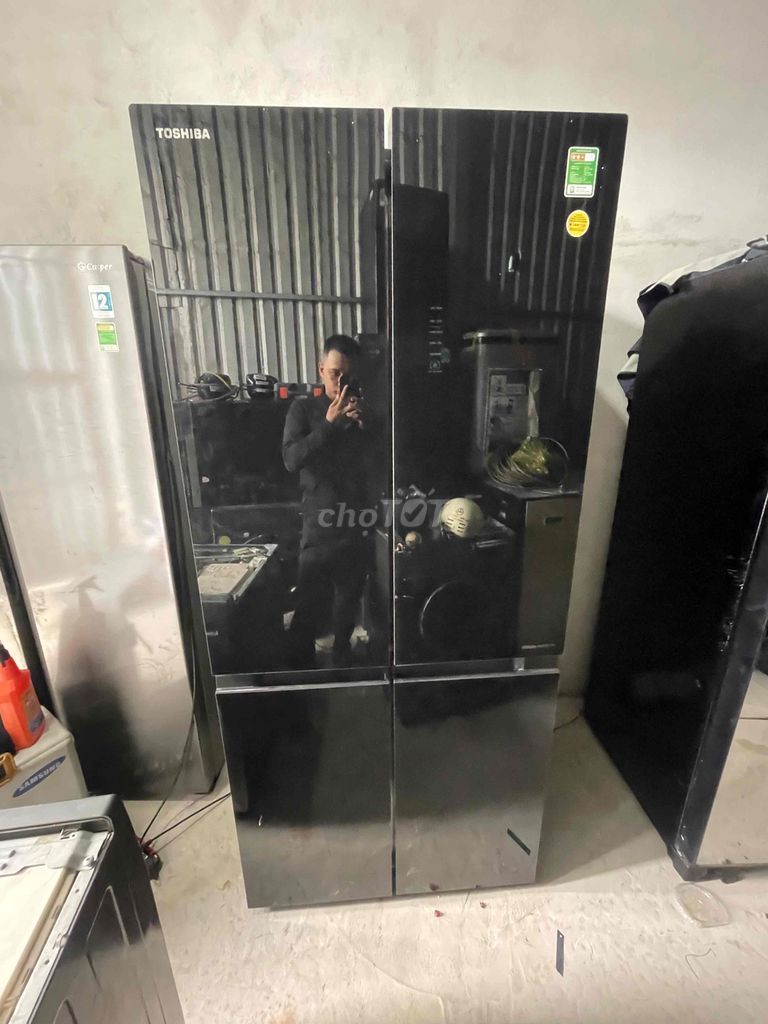 Tủ lạnh Toshiba SBS 500L Đen. Mua bán Tủ lạnh tại Huyện Hóc Môn Tp Hồ Chí Minh được đăng bởi Nguyễn Lanh hình 1