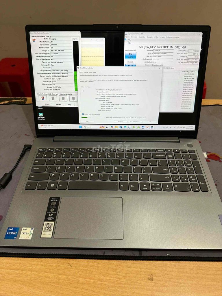 Lenovo Ideapad Slim 3 i5 gen 11 16GB/512GB Xám. Mua bán Laptop tại Quận Đống Đa Hà Nội được đăng bởi Nam Đường Láng hình 1
