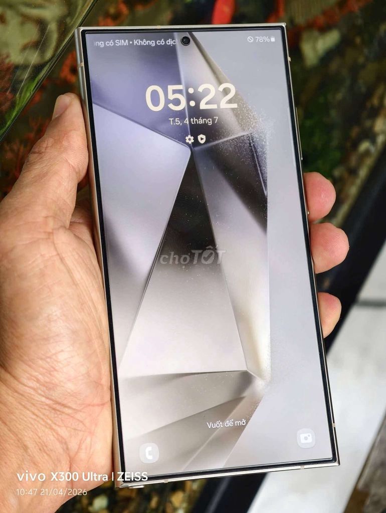Galaxy S24ultra ssvn 12/512 keng 99%. Mua bán Điện thoại tại Quận Phú Nhuận Tp Hồ Chí Minh được đăng bởi Hiếu Nguyễn hình 1