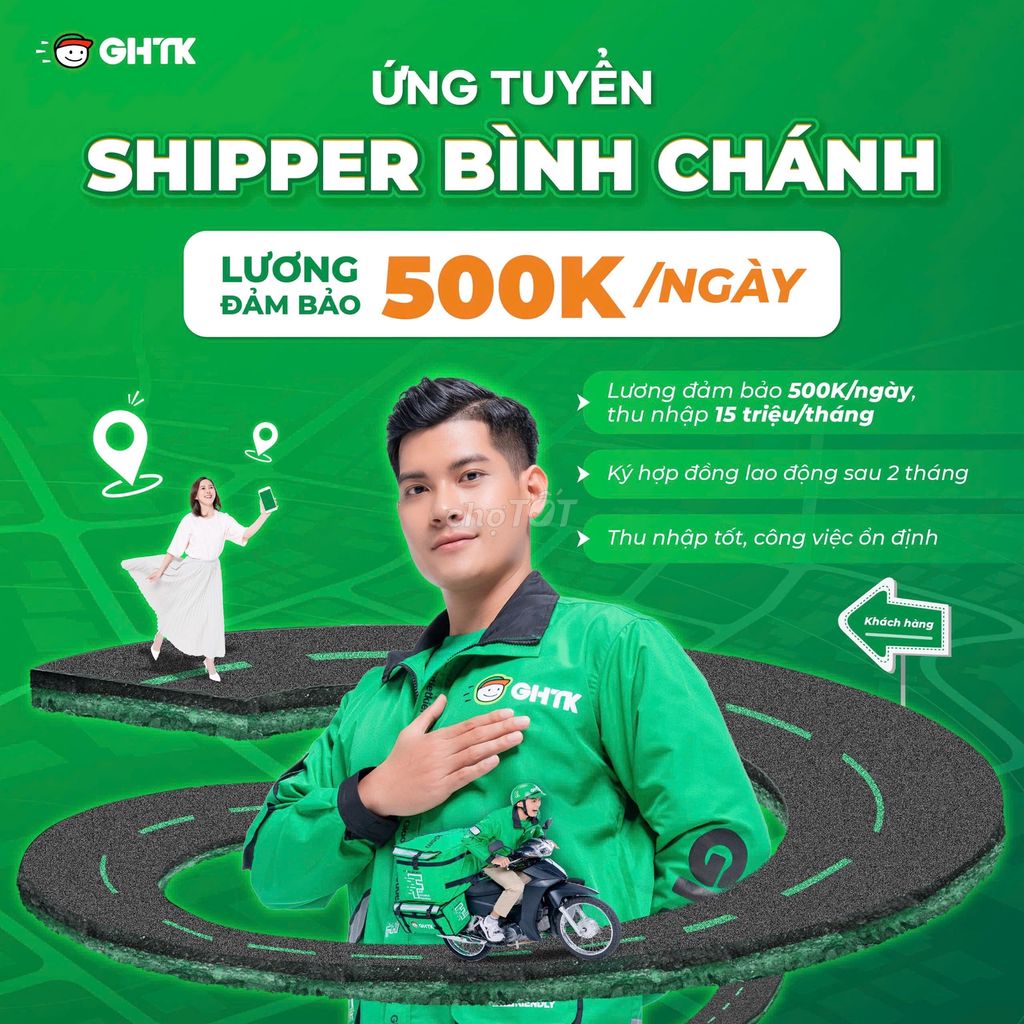 [GHTK] - TUYỂN SHIPPER GIAO HÀNG BÌNH CHÁNH